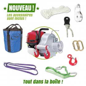 Treuil de tirage à essence 700Kg PORTABLE WINCH