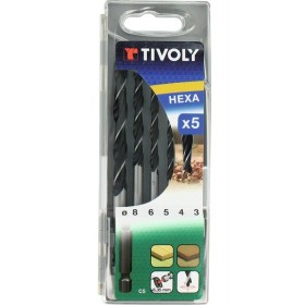 Coffret 5 forets bois Ø 3/8mm
