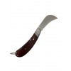 Serpette lame courbe inox 75mm bois