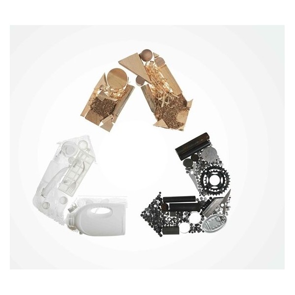 Ciseaux recyclés ambidextre 13cm