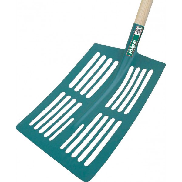 Pelle à feuilles en acier manche bois 130 cm FORGES DE MAGNE