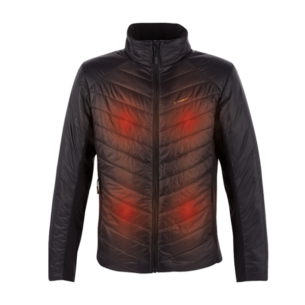 Veste chauffante connectée homme