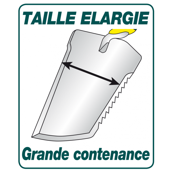 Transplantoir à dents manche bi-matière duopro