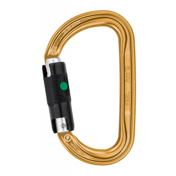 Mousqueton AM'D BALL-LOCK OR PETZL