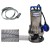 Pompe de relevage inox eaux très chargées 0,75kw 230V + KIT