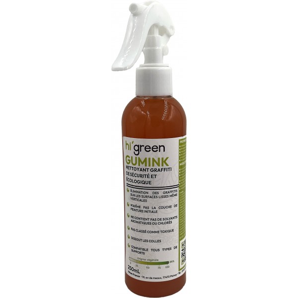 Nettoyant gel graffiti écologique au ricin 250ml