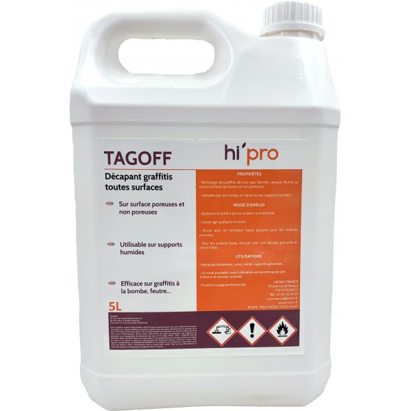 Décapant anti-graffiti toutes surfaces 5L