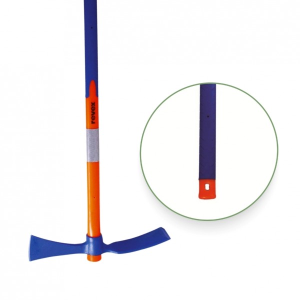 Pioche hache OR 2,5kg EM90 tri-matière INOVEX