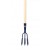 Fourche à rosiers 3 dents spatulées EM130 bois