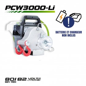 Treuil de tirage PCW3000LI 80/82V 1000kg