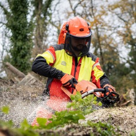 Casque forestier 25dB protège nuque