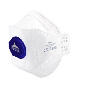 Masque pliable à plat FFP2 à valve lot de 10