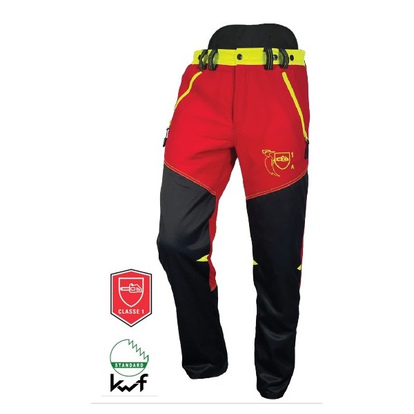 Pantalon anti-coupure PRIOR MOVE PRO ROUGE FRANCITAL