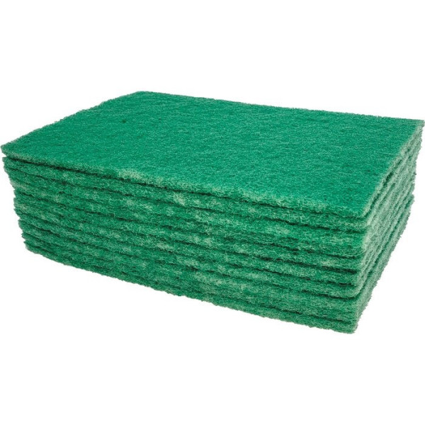 Lot de 10 tampons abrasifs 22x15cm