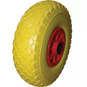 Roue nylon increvable 3.00-4 alésage 20mm