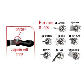 Mini canne arrosage 40cm rapide BOUTTE