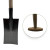 Louchet nord 28X16X15 EM bois Béquille 95