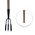 Fourche à rosiers 3 dents spatulées EM130 bois