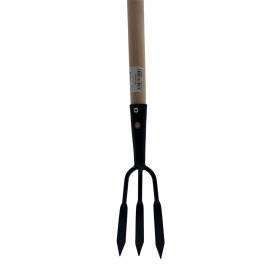 Fourche à rosiers 3 dents spatulées EM130 bois
