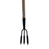 Fourche à rosiers 3 dents spatulées EM130 bois