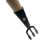 Fourche à rosiers 3 dents spatulées EM130 bois