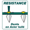 Traceur de rangs 5 dents réglables 65cm SM Leborgne