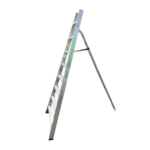 Echelle fruitière béquille télescopique, de 6 à 14 marches en aluminium, garantie 10 ans chez jlsolution.pro