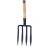 Fourche à bêcher 4 dents 27x18 spatules EM110 bois