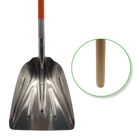 Pelle aluminium 33X41cm EM135 bois INOVEX