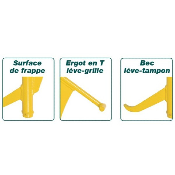 Lève grilles et plaques Toucan Nanovib®