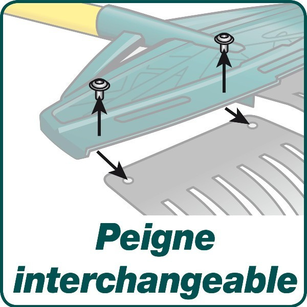 Balai paysagiste 55 cm XR3 Duopro® EM130 bois Leborgne