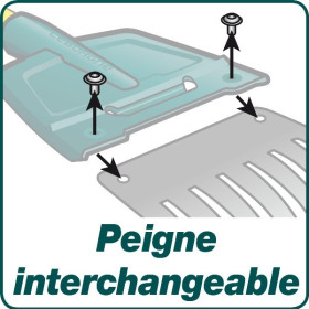 Peigne de rechange 7 dents 17cm XR Duopro® Leborgne