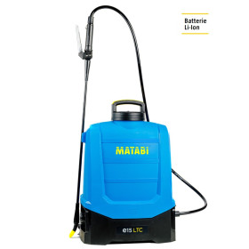 Pulvérisateur batterie 20V e15 LTC MATABI 15 Litres MATABI 100% batterie