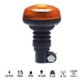 Gyrophare flexible flash 18 Led 12/24V