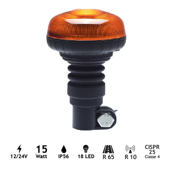 Gyrophare flexible flash 18 Led 12/24V