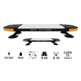 Rampe de signalisation convoi agricole 12/24V