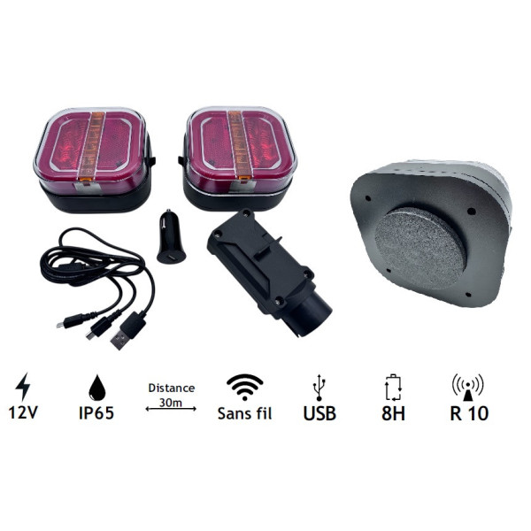 Kit éclairage Led sans fil magnétique