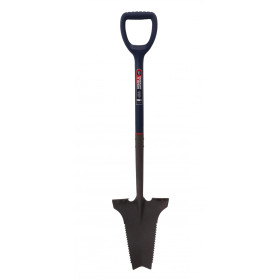 Louchet dentelé polyvalent avec poignée