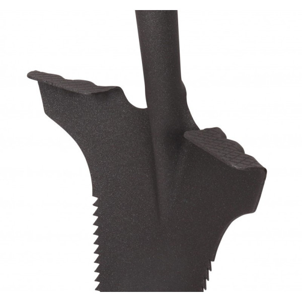 Louchet dentelé polyvalent avec poignée