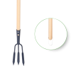 Fourche à rosiers 3 dents spatulées EM130 bois