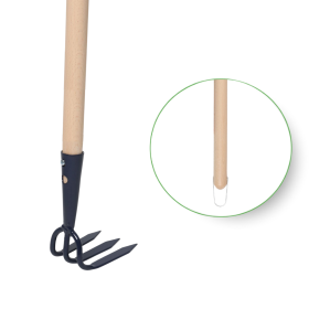 Croc à rosiers 3 dents spatulées EM130 bois