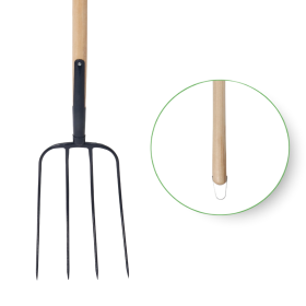 Fourche à fumier 4 dents 30x23 à soie EM130