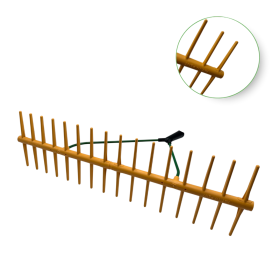 Râteau PVC 64 cm, 16 dents doubles