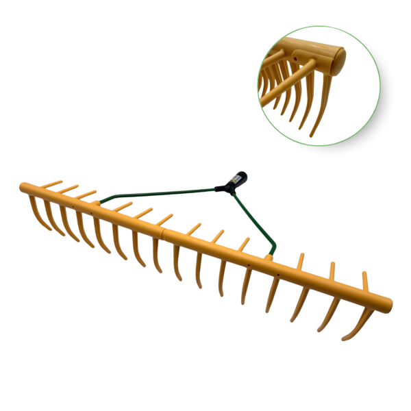 Râteau PVC 64 cm, 16 dents + 12 dents