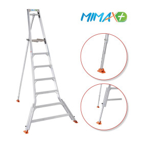 Tripode plate forme pieds réglables MIMAX+