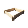 Carré potager en sapin 100x100x24cm