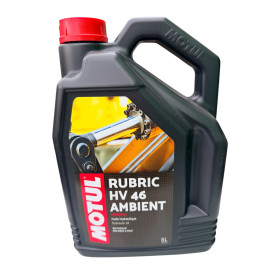 Huile hydraulique HV46 5L MOTUL, pour les Engins de travaux publics, machines agricoles, machines industrielles