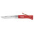 Couteau N°8 rouge lame inox 8,5 cm Opinel