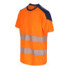 Tee-shirt orange HV manches courtes HEROCK ELIPS