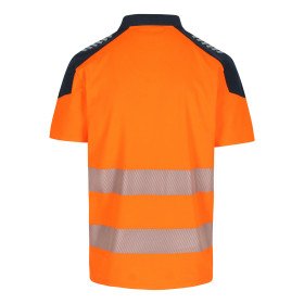 Polo orange HV manches courtes HEROCK ORBIT